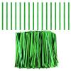LUTER 750pcs 4 Inch Metallic Twist Ties, Reusable Bag Ties Plastic Bread Twist Tie for Treat Bags Coffee Bags Snacks Cake Pops Party Favors (Green) view 1