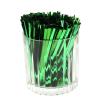 LUTER 750pcs 4 Inch Metallic Twist Ties, Reusable Bag Ties Plastic Bread Twist Tie for Treat Bags Coffee Bags Snacks Cake Pops Party Favors (Green) view 3