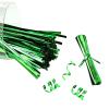 LUTER 750pcs 4 Inch Metallic Twist Ties, Reusable Bag Ties Plastic Bread Twist Tie for Treat Bags Coffee Bags Snacks Cake Pops Party Favors (Green) view 4