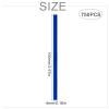 LUTER 750pcs 4 Inch Metallic Twist Ties, Reusable Bag Ties Plastic Bread Twist Tie for Treat Bags Coffee Bags Snacks Cake Pops Party Favors (Blue) view 2