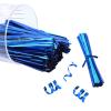 LUTER 750pcs 4 Inch Metallic Twist Ties, Reusable Bag Ties Plastic Bread Twist Tie for Treat Bags Coffee Bags Snacks Cake Pops Party Favors (Blue) view 4