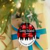 Christmas Tree with City Long Island Ornament - It's a Long Island Thing You Wouldn't Understand - Keepsake Plastic Round Decoration Ornament 3" Hometown view 2