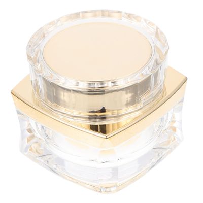 Beaupretty Reusable Small Storage Bottle 2.28X2.28X1.96 Inch Travel Size Lotion Holder Portable Refillable Container for Skincare Creams and Body Butters