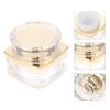 Beaupretty Reusable Small Storage Bottle 2.28X2.28X1.96 Inch Travel Size Lotion Holder Portable Refillable Container for Skincare Creams and Body Butters view 4