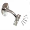 One Stop DIY 5 x STAIR HAND RAIL BRACKETS WALL SUPPORTS 2 1/2 INCH 63MM PAA NEW view 1