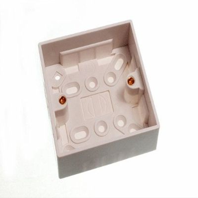 One Stop DIY 5 x SURFACE MOUNT PATTRESS SWITCH SOCKET BACK BOX 1 GANG 25MM DEEP NEW