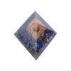 ZTBH Crystal Pyramid Natural Lapis Lazuli Crushed Stone Pyramid White Crystal Pillars Energy Generator Healing Crystals (Size : 7.5cm*6.5cm) view 4