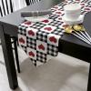 Hokiten Valentine Table Runner - 72 Inches Long, Checkered Love Heart Buffalo Plaid Happy Valentine's Day Tablerunner Scarf Dining Tabletop Dcor for Kitchen/Farmhouse/Holiday, 13 x 72 Inch view 3