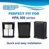 HQRP HPA300 Kit 3x HEPA Filters w/ 4x Activated Carbon Pre Filters compatible with Honeywell HPA300, HA300, HPA304, HPA8350, HPA3300, HPA5300, HPA5350, Filter R HRF-R3 Replacement view 2