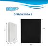 HQRP HPA300 Kit 3x HEPA Filters w/ 4x Activated Carbon Pre Filters compatible with Honeywell HPA300, HA300, HPA304, HPA8350, HPA3300, HPA5300, HPA5350, Filter R HRF-R3 Replacement view 4