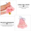 DUO ER 3Pcs Bell Shape Applique Christmas Patches Lovely Christmas Tree Decorations (Color : Pink) view 3