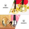 DUO ER 1 Piece Christmas Handbell Decoration Metal Decorative Bell Chic Hand Bell view 2