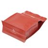 Red Color Coffee Bags with Valve, High Barrier Foil Coffee Package Pouches with Air Release Valve, Flat Bottom & Resealable Pull Tab Zipper, Matt Red (50, 8oz/0.5lb/250gm) view 4