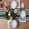 Hokiten Blue Thin Line Flag Table Runner - 72 Inches Long, American Police USA Flag Dresser Scarf Dining Tabletop Dcor for Kitchen/Farmhouse for Law Enforcement 13 x 72 Inch view 3