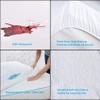 Split California King Mattress Protector for Adjustable or Split Beds, 100% Waterproof Terry Cotton Split Mattress Protector - Fitted Sheet Style comes in 2-Piece, Breathable Cover - 28" Deep Pockets view 3