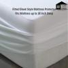 Split California King Mattress Protector for Adjustable or Split Beds, 100% Waterproof Terry Cotton Split Mattress Protector - Fitted Sheet Style comes in 2-Piece, Breathable Cover - 28" Deep Pockets view 4