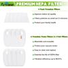 Filter Replacement for Shark Rocket Deluxe Pro TruePet Vacuum HN175 HV320 HV320C HV320W HV321 HV322 HV322BL HV322GD HV322Q HV324Q HV325 UV330 UV422, Parts # 1080FTV320 & 1084FTV320 view 4