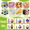 Suuker Dessert Decorating Syringe Set, Stainless Steel Frosting Piping Kit with 6 Icing Tips for Cake & Cupcake Decorating view 4