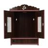Lyrics Creation Beautiful MDF Wooden Temple,Home Temple, Pooja Mandir, Wall Hanging and Table Top Home Mandir Temple, Home Decor Beautiful Wooden Temple, Dark Brown (43*23*19 cm) (Dark Brown) view 3