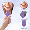 Agatige Tooth Shaped Handheld Mirror, Tooth Shaped Dental Mirror Cute Design Handle Makeup Cosmetic Mirror Portable Dental Accessory with Handle for Women Men (1PCS, Purple) view 4