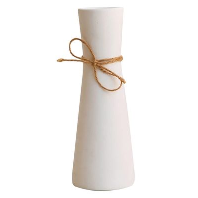 White Ceramic Vase,Flower Vase for Bouquets,Ceramic Decorative Pitcher Flower Vase, Table Desk Vases, Bookcase Ornaments Bottles for Home Office (Style : B Style)