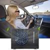12V Car Air Cooler, Mini Evaporative Dashboard Fan with 2 Speed Settings, Black view 2