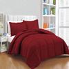 Urban Bedding 500 TC 100% Egyptian Cotton 11 Pcs Bed-in-a-Bag Comforter Includes Bedspread/dust Ruffle Skirt, Sheet Set Upto 25" Deep Pocket - Twin - Burgundy view 1