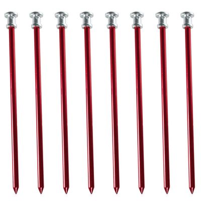 8pcs Outdoor Tent Stakes Tent Pegs for Camping Beach and Canopy Setup Lightweight Easy to Use Random Colors