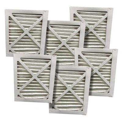 6 Pack - MERV 8 Pleated Air Filter - 9" x 11" x 1"