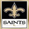 Trends International NFL New Orleans Saints - Logo 21 Wall Poster, 34L x 22.4W, Gold Framed Version view 1
