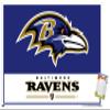 NFL Baltimore Ravens - Logo 21 Wall Poster, 34L" x 22.4W", Premium Poster & Mount Bundle view 1