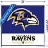 NFL Baltimore Ravens - Logo 21 Wall Poster, 34L" x 22.4W", Premium Poster & Mount Bundle view 3