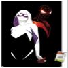 Trends International Marvel Comics Ghost Spider - Spider-Man #12 Wall Poster, 22.37" x 34.00", Premium Poster & Push Pin Bundle view 1