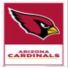 Trends International NFL Arizona Cardinals - Logo 21 Wall Poster, 22.4L x 14.7W, White Framed Version view 1
