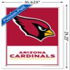 Trends International NFL Arizona Cardinals - Logo 21 Wall Poster, 22.4L x 14.7W, White Framed Version view 3