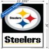 NFL Pittsburgh Steelers - Logo 21 Wall Poster, 34L" x 22.4W", Premium Poster & Mount Bundle view 3