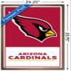 Trends International NFL Arizona Cardinals - Logo 21 Wall Poster, 34L x 22.4W, Bronze Framed Version view 3