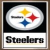 NFL Pittsburgh Steelers - Logo 21 Wall Poster, 22.4L" x 14.7W", Bronze Framed Version view 1