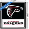 Trends International NFL Atlanta Falcons - Logo 21 Wall Poster, 34L x 22.4W, Black Framed Version view 3
