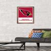 Trends International NFL Arizona Cardinals - Logo 21 Wall Poster, 22.4L x 14.7W, Bronze Framed Version view 2