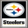 NFL Pittsburgh Steelers - Logo 21 Wall Poster, 22.4L" x 14.7W", Barnwood Framed Version view 1