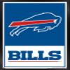NFL Buffalo Bills - Logo 21 Wall Poster, 22.4L" x 14.7W", Black Framed Version view 1