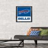 NFL Buffalo Bills - Logo 21 Wall Poster, 22.4L" x 14.7W", Black Framed Version view 2