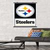 NFL Pittsburgh Steelers - Logo 21 Wall Poster, 34L" x 22.4W", Premium Poster & Clip Bundle view 2