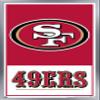 NFL San Francisco 49ers - Logo 21 Wall Poster, 34L" x 22.4W", Silver Framed Version view 1