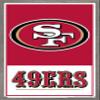 NFL San Francisco 49ers - Logo 21 Wall Poster, 34L" x 22.4W", Barnwood Framed Version view 1