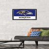 NFL Baltimore Ravens - Logo 21 Wall Poster, 22.4L" x 14.7W", Black Framed Version view 2