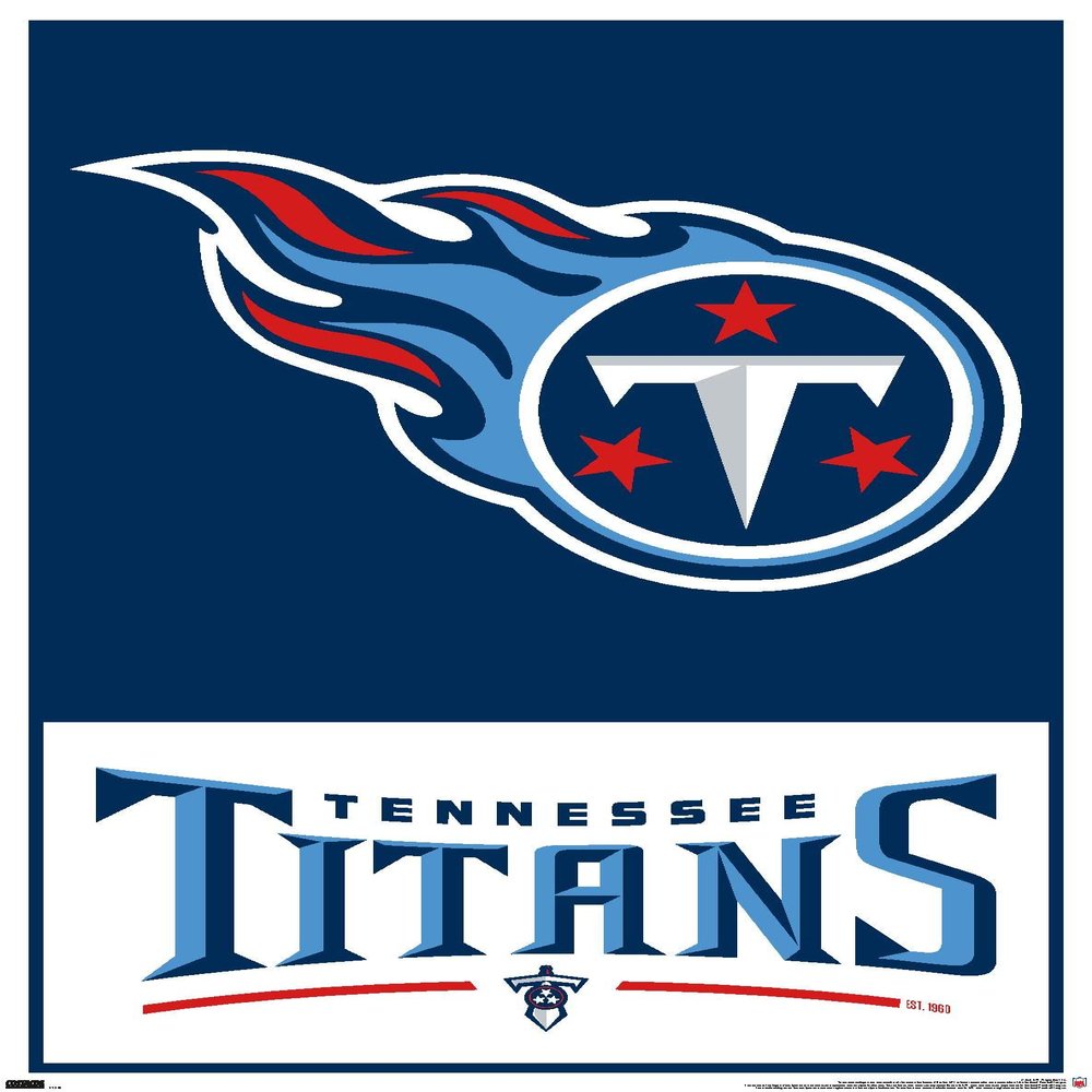 NFL Tennessee Titans - Logo 21 Wall Poster, 34L" x 22.4W", Premium Unframed Version