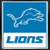 NFL Detroit Lions - Logo 21 Wall Poster, 34L" x 22.4W", Black Framed Version view 1