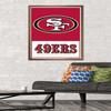 NFL San Francisco 49ers - Logo 21 Wall Poster, 34L" x 22.4W", Bronze Framed Version view 2